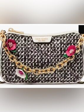 NWT Kate Spade Special Edition Jolie 2 Way Raffia Tweed
Satchel w Dust Bag